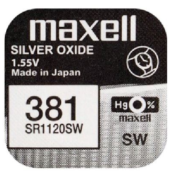 BATERIA MAXELL SR-1120W-381