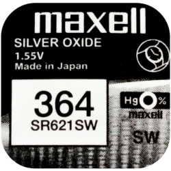 BATERIA MAXELL SR-621 364 AG1