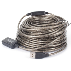Przedłużacz USB-A 2.0 15m AKTYWNY wtyk-gniazdo