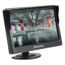 Monitor samochodowy 5" Peiying do kamer cofania 12/24V