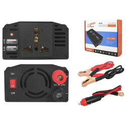 Przetwornica 24V/230V 300W + 2xUSB 2,4A LTC