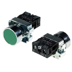 Przycisk sterowniczy N/O 10A zielony kryty LAY5-BA31