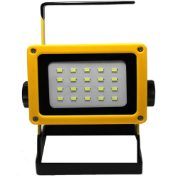 Reflektor LED 30W przenośny akumulatorowy 3x18650