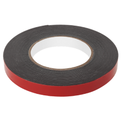 Taśma dwustronna piankowa 10m 15mm x 1mm czarna REBEL
