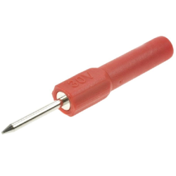 Adapter 26.470.1 czerwony igła gniazdo bananowe 4mm 10A 