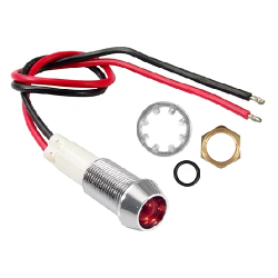 Kontrolka LED 12V czerwona WW10CWR12/C