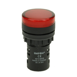 Kontrolka LED 24V czerwona AD16-22DS/R 22mm