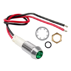Kontrolka LED 12V zielona WW10CWG12/C