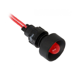 Kontrolka LED 230V czerwona 10mm KLP-10/R