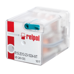 Przekaźnik 24V 10A R15 3PDT R15-2013-23-1024-WT RELPOL