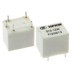Przekaźnik 12V 20A HFKW/012-1ZW biały