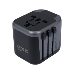 Adapter podróżny uniwersalny 2xUSB 12W YATO YT-81301