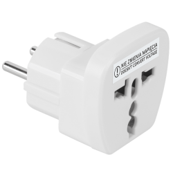 Adaptor wtyk AC/AC PL / gniazdo uniwersalne