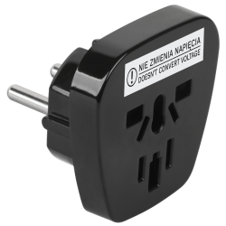 Adapter wtyk AC/AC  PL / gniazdo uniwersalne J39-9