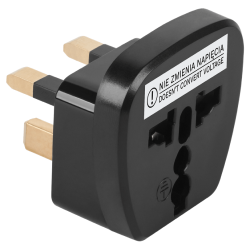 Adapter wtyk AC UK / gniazdo uniwersalne QZ36-1