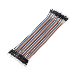 Kabel męsko-męski 20cm 40szt zworki