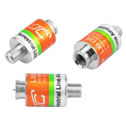Wzmacniacz antenowy DSE TLA-110 5V 20dB przelotowy