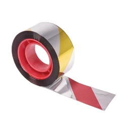 Taśma odblaskowa dwustronna czerwono-żółta 24mm