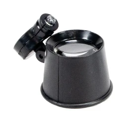 Lupa zegarmistrzowska 21mm x10 z podświetleniem