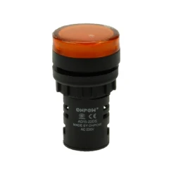 Kontrolka 230V AD16-22DS/O IP40 22mm pomarańczowa