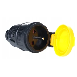 Gniazdo 230V 16A gumowe GG-02 IP44