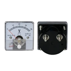 Woltomierz 0-40V analogowy kwadrat