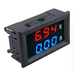 Moduł voltomierz amperomierz 0-100V 0-50A panelowy
