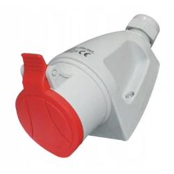 Gniazdo 380V 32A 3P+N+Z stałe IP44